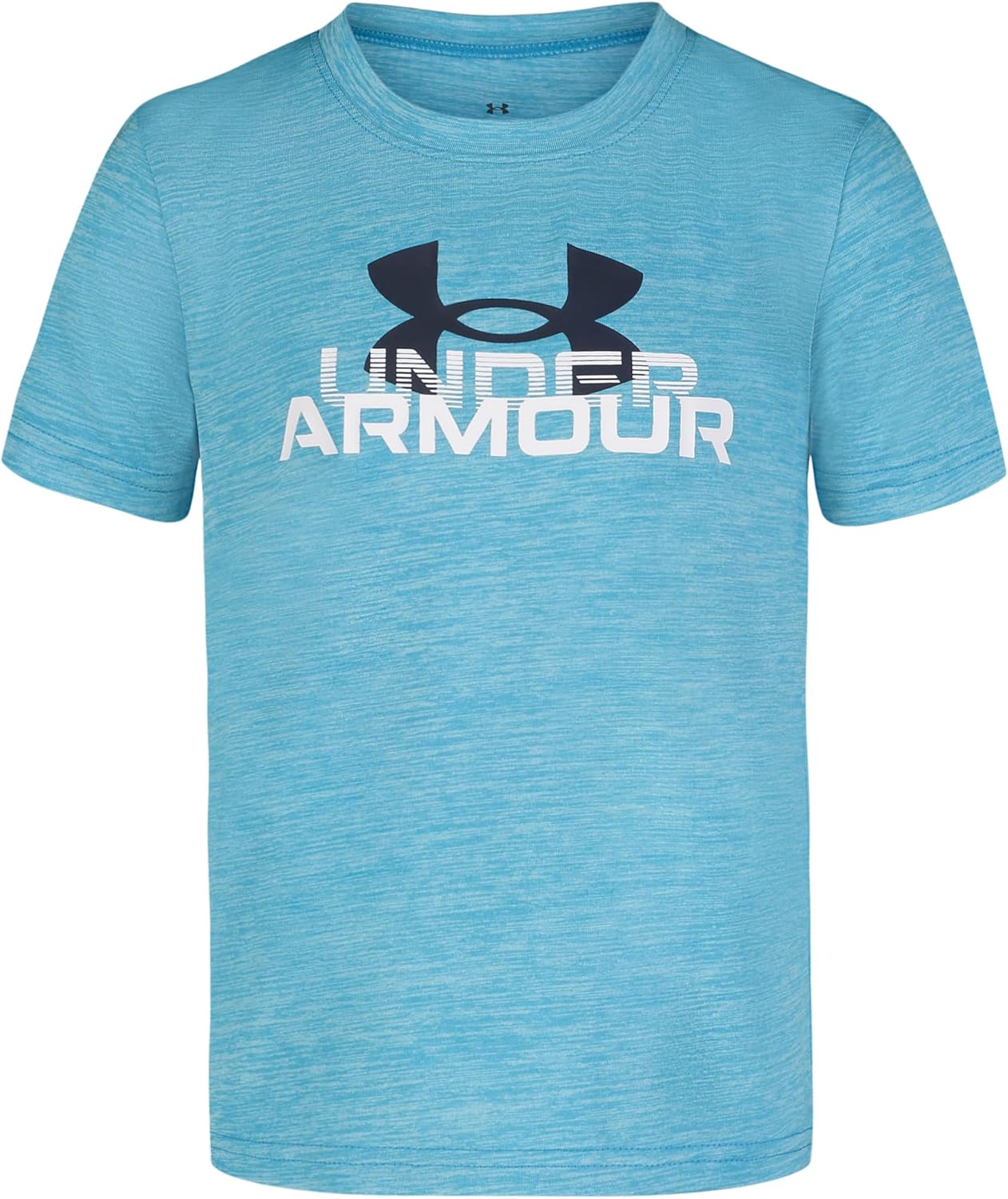 

Under Armour Lets Go футболка с коротким рукавом для мальчиков, мягкая футболка с круглым вырезом, Capri Fade