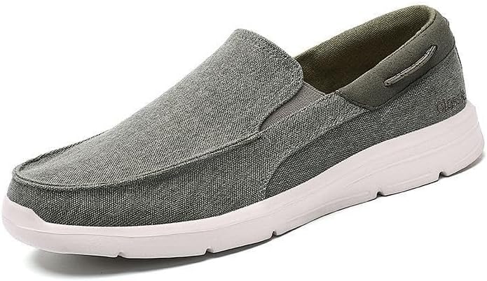 

Мужские лоферы Hhhchpm в деловом стиле, удобные и с нескользящей резиновой подошвой, повседневные и прочные кроссовки для ходьбы, подходят для активного отдыха на свежем воздухе, зеленый