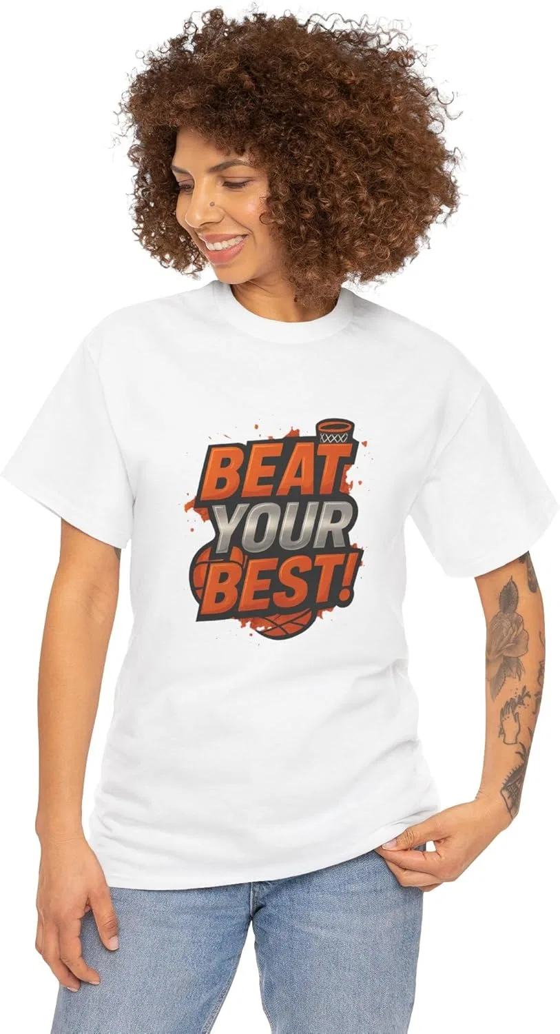 Футболка Beat Your Best, хлопок, белый — фото 2