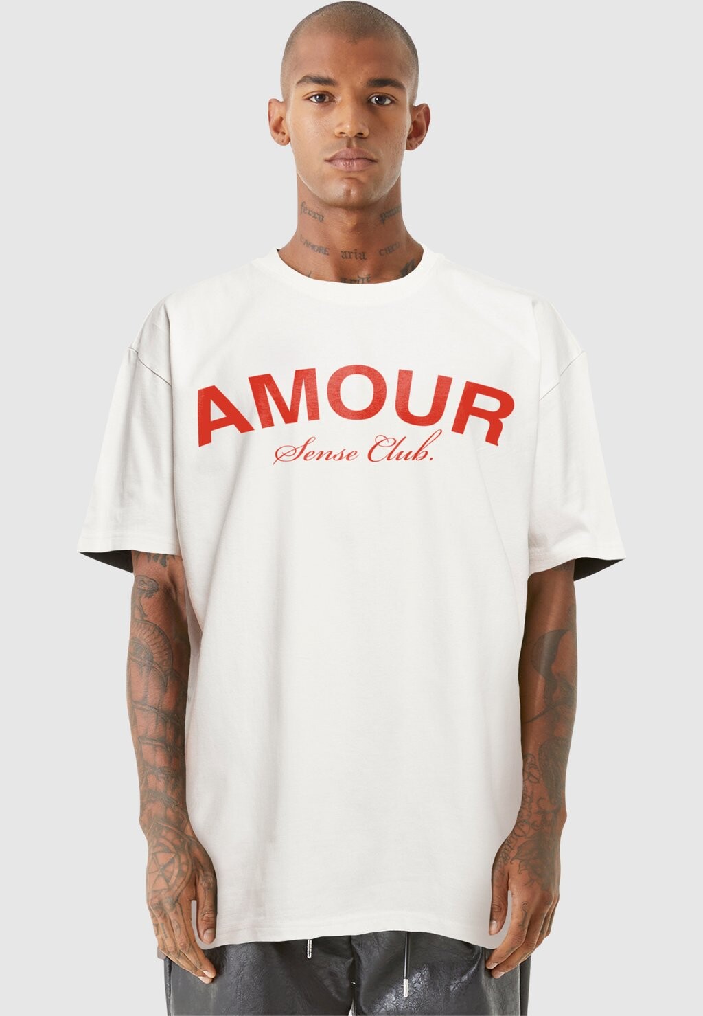 

Принт на футболке AMOUR 9N1M SENSE, кремовый