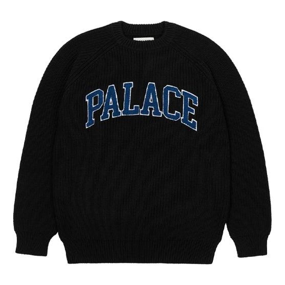 

Толстовка collegiate knit 'black' Palace, черный