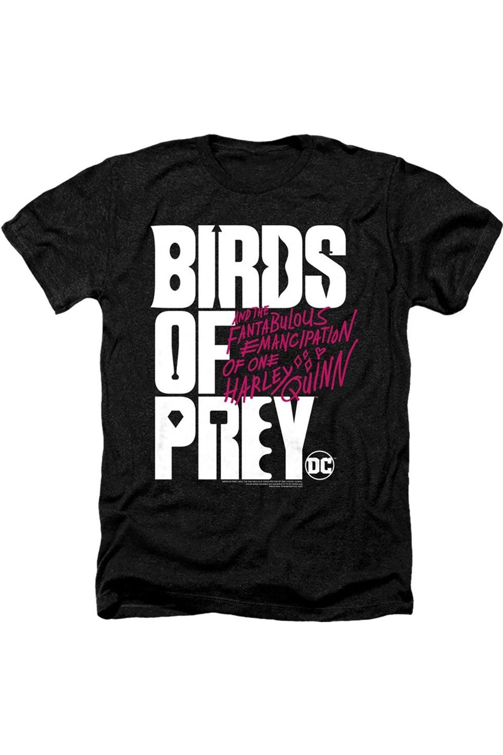 

Хищные птицы Футболка / футболка с логотипом Birds Of Prey для взрослых Heather Gildan, черный