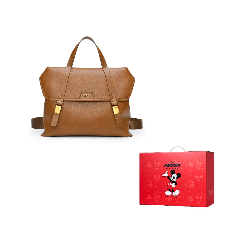 

Disney Микки Серия Рюкзак из Полиуретана Обычный Женский Коричневый, Brown