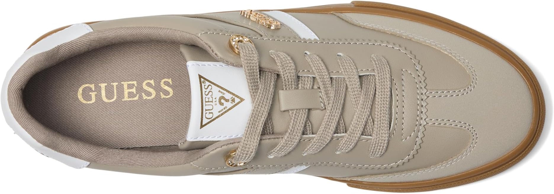 Кроссовки GUESS Loui, Light Natural Synthetic — фото 2