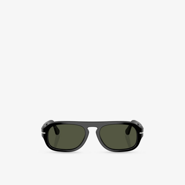 

Солнцезащитные очки Persol "авиаторы" из ацетата, черный