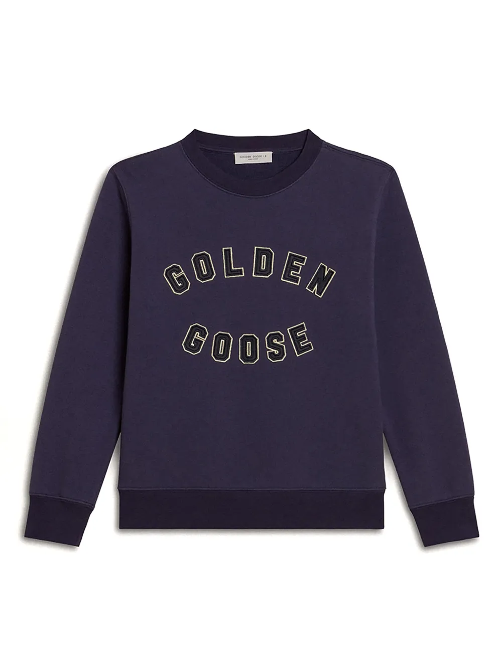 

Толстовка с логотипом Golden Goose Kids, синий