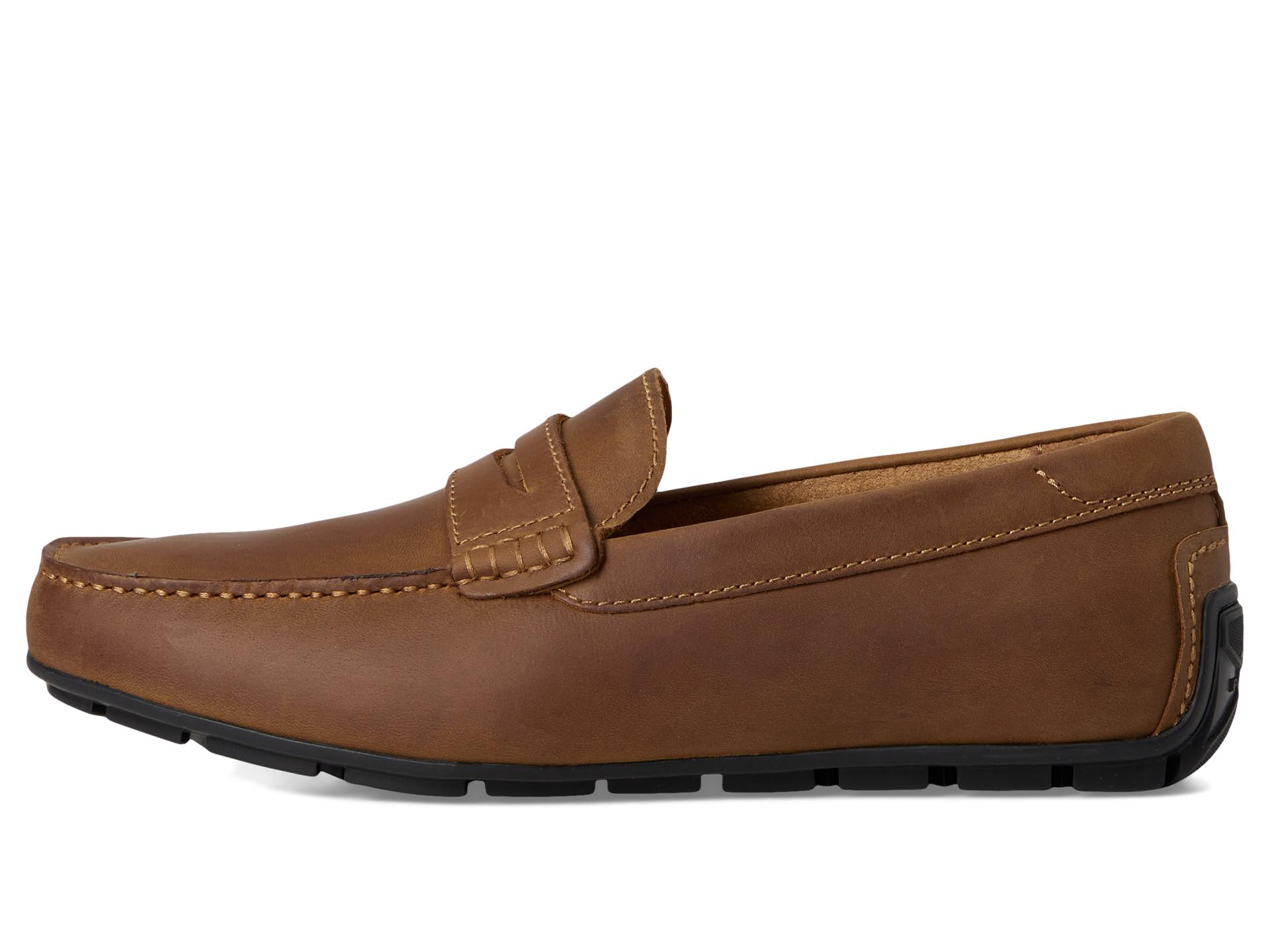 Лоферы Florsheim Motor Smooth Moc Toe Penny Driver, цвет Brown Crazy Horse — фото 4