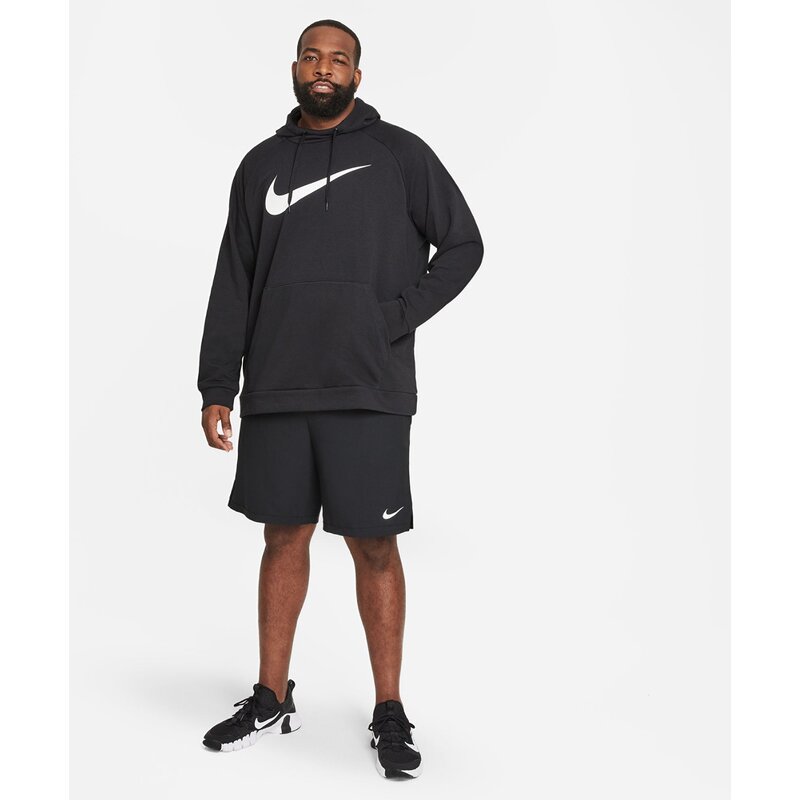 Hooded sweatshirt m nk df hdie po swsh Nike, черный — фото 3