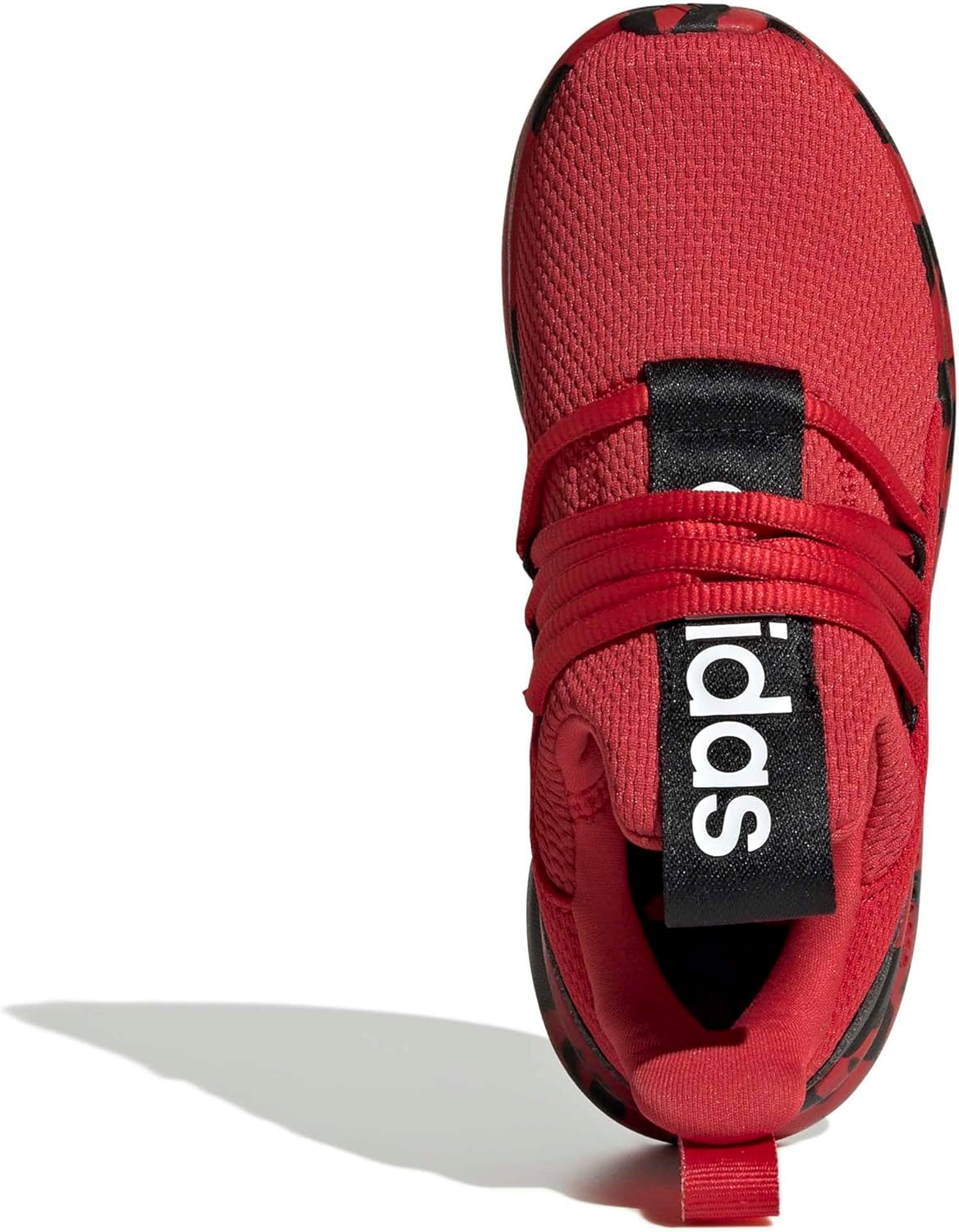 Беговые кроссовки adidas Kids Lite Racer Adapt 7.0, белый/черный/алый — фото 3