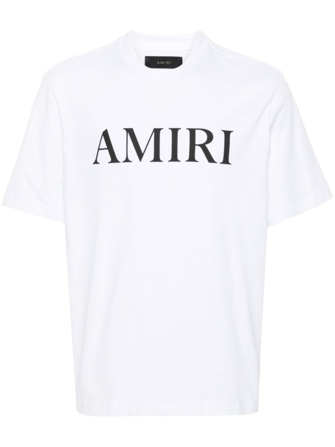 

Футболка с прорезиненным логотипом AMIRI, белый