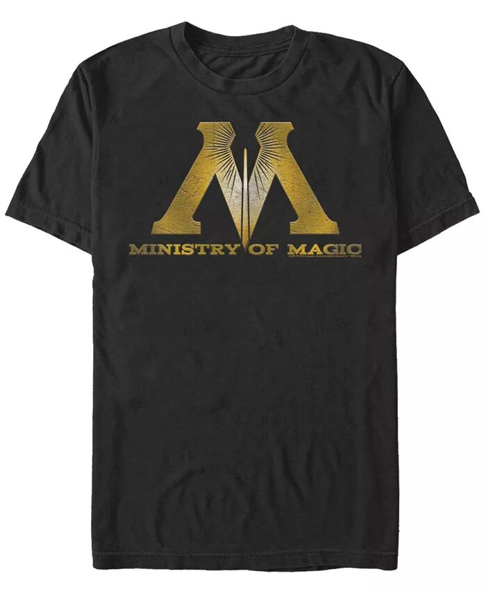

Мужская футболка с короткими рукавами и логотипом Ministry of Magic Fifth Sun, черный