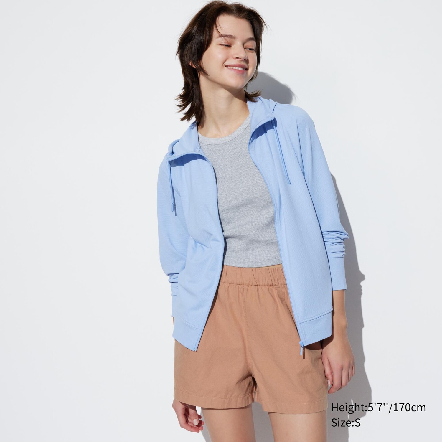 

Шорты Uniqlo Easy хлопковые, коричневый