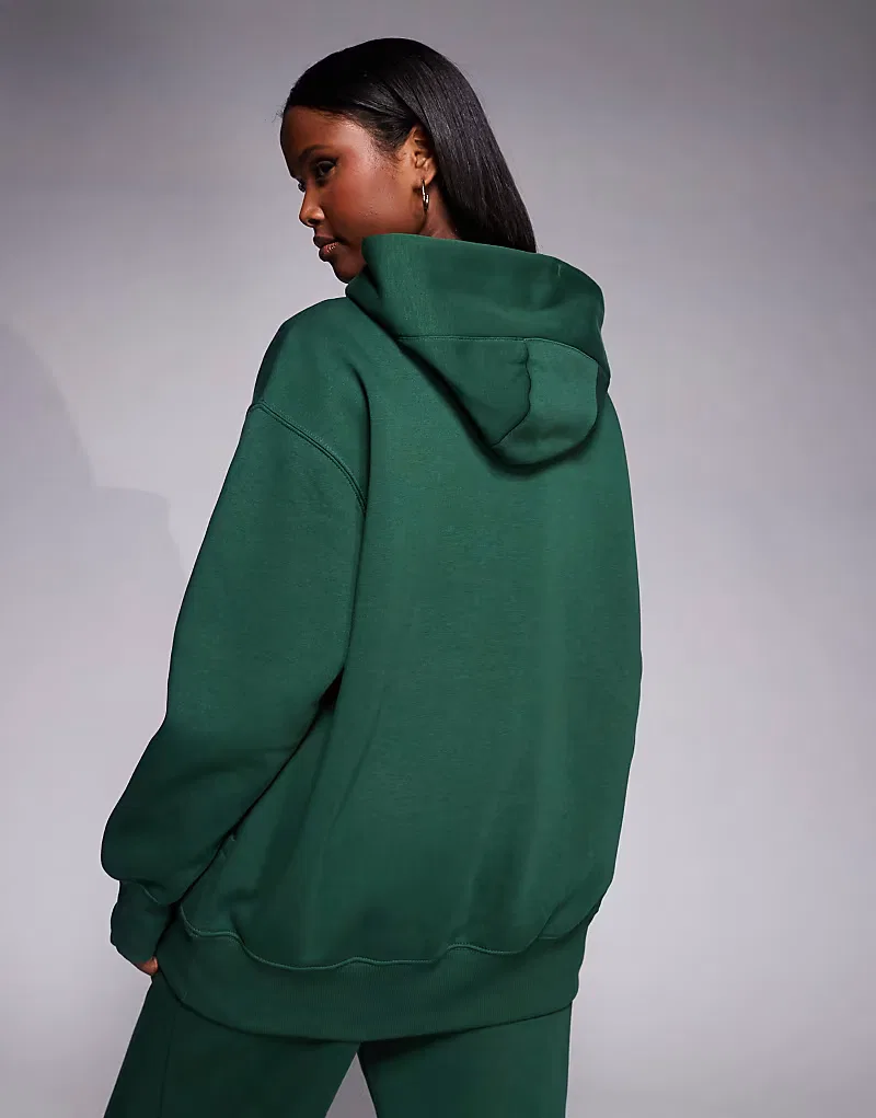 Толстовка Nike Phoenix Fleece оверсайз, зеленый — фото 3