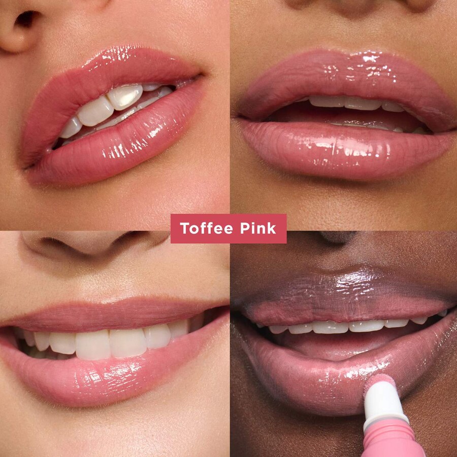 Полупрозрачный блеск для губ Lip Perfector Clarins, 0.35 oz, Toffee Pink — фото 3