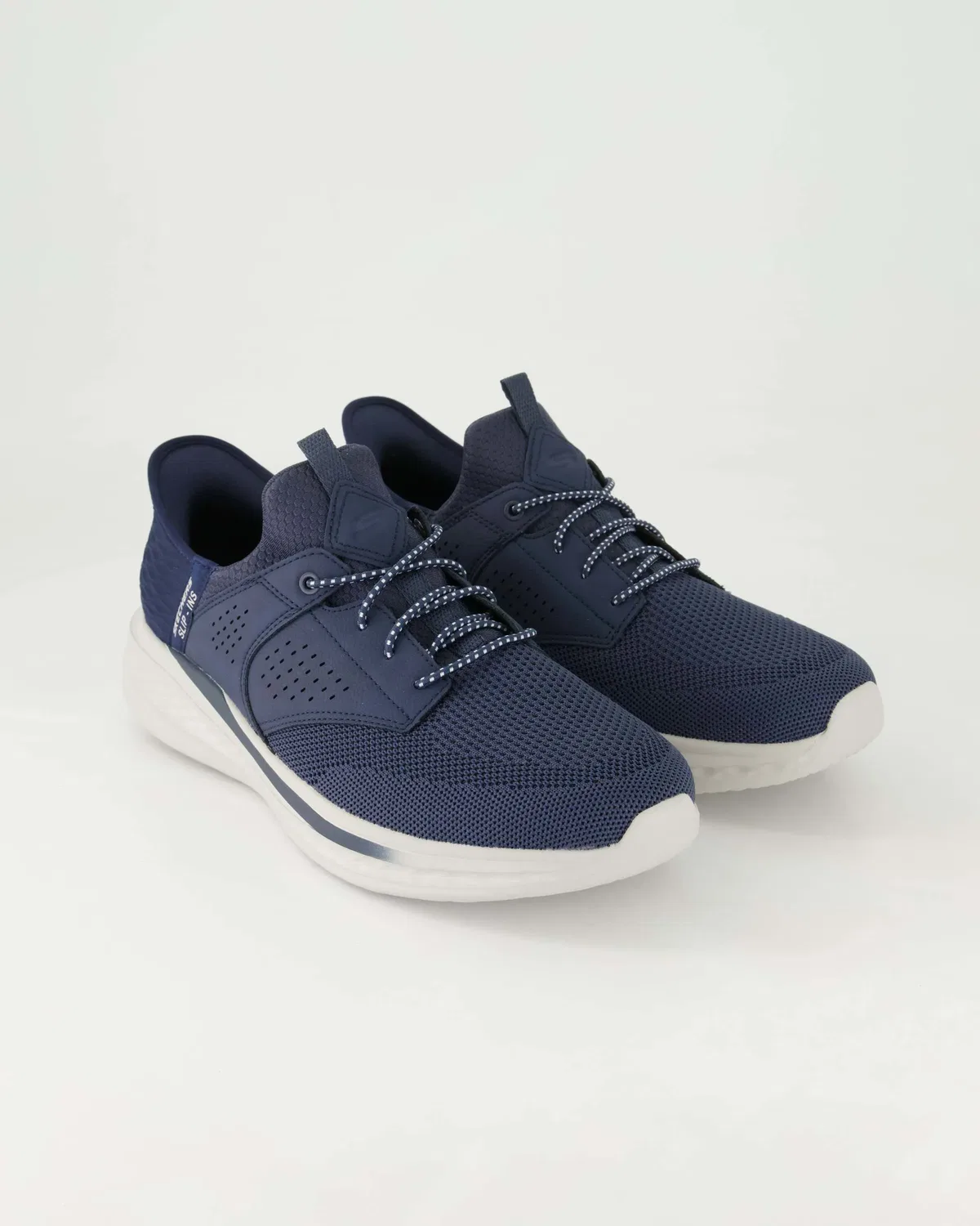 Слипоны синие Skechers, синий