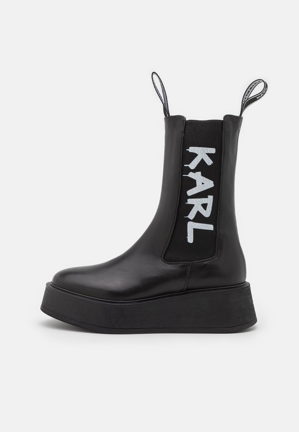 

Ботинки на платформе KARL LAGERFELD ZEPHYR MIDI GORE BOOT, черный