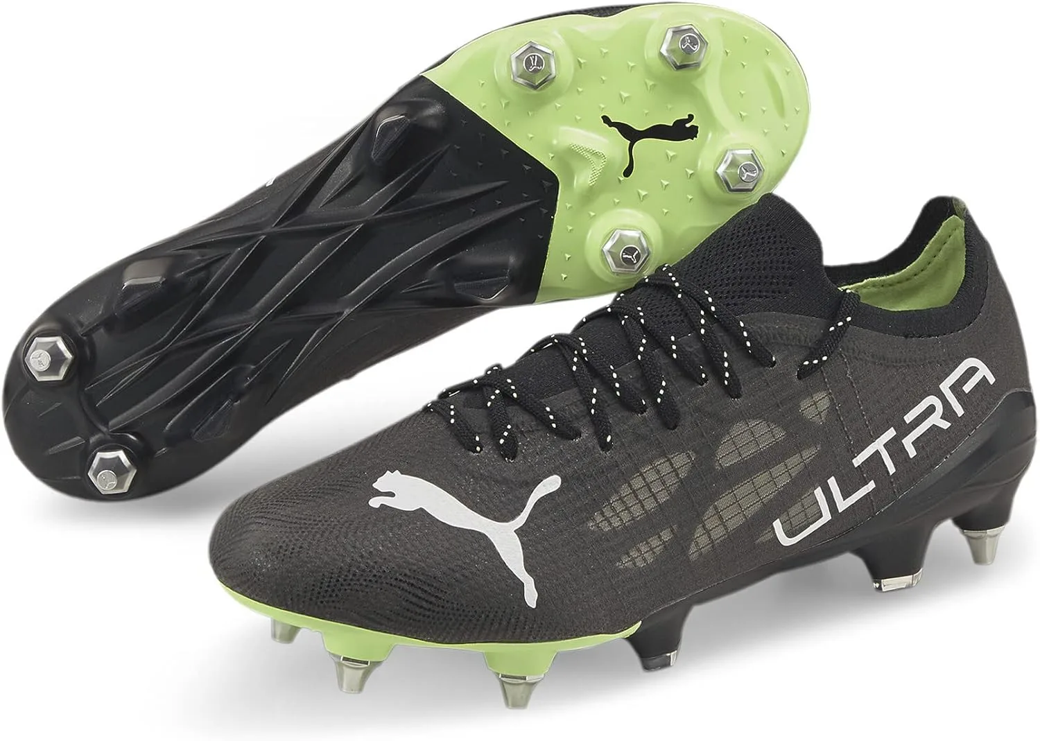 Кроссовки PUMA Ultra 1.4 Mxsg, белый/желтый