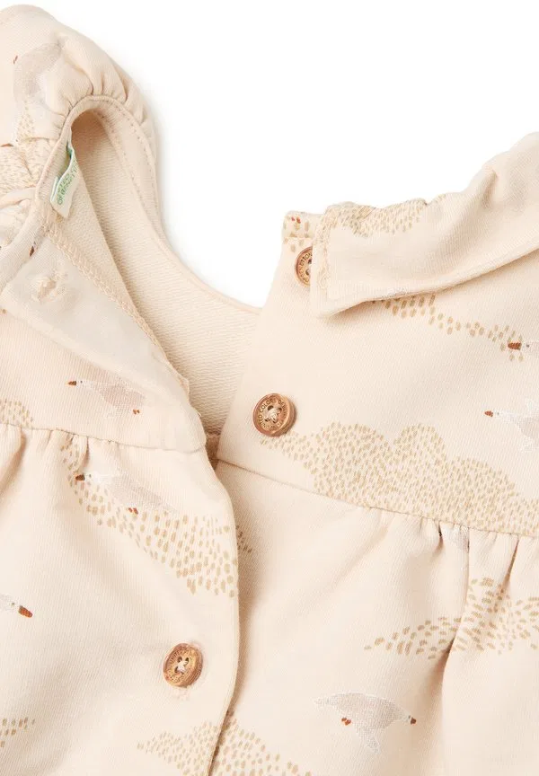 Платье с принтом United Colors Of Benetton, Beige — фото 3