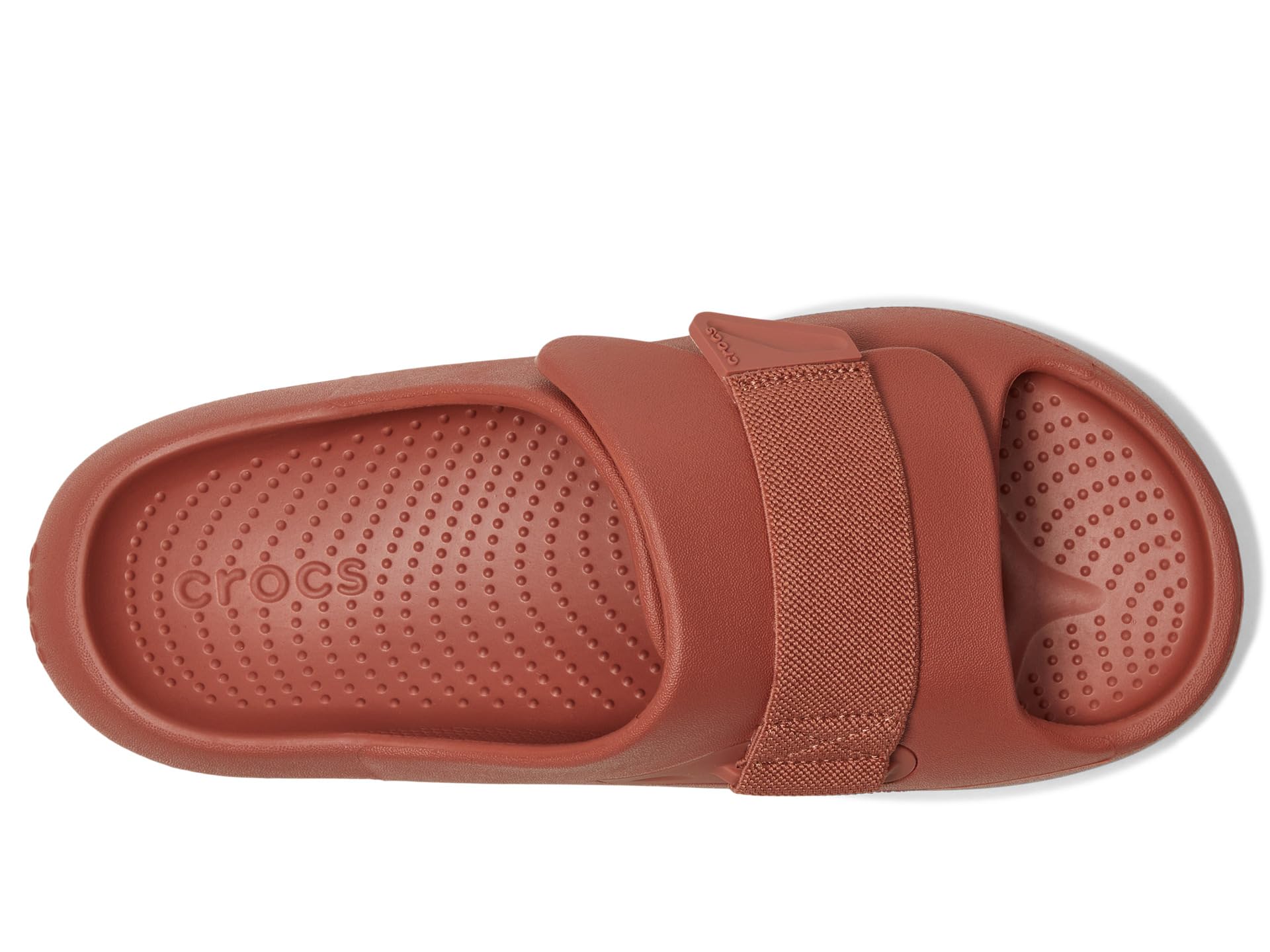 Сандалии Unisex Crocs Mellow Luxe Recovery Slide, цвет Spice — фото 2