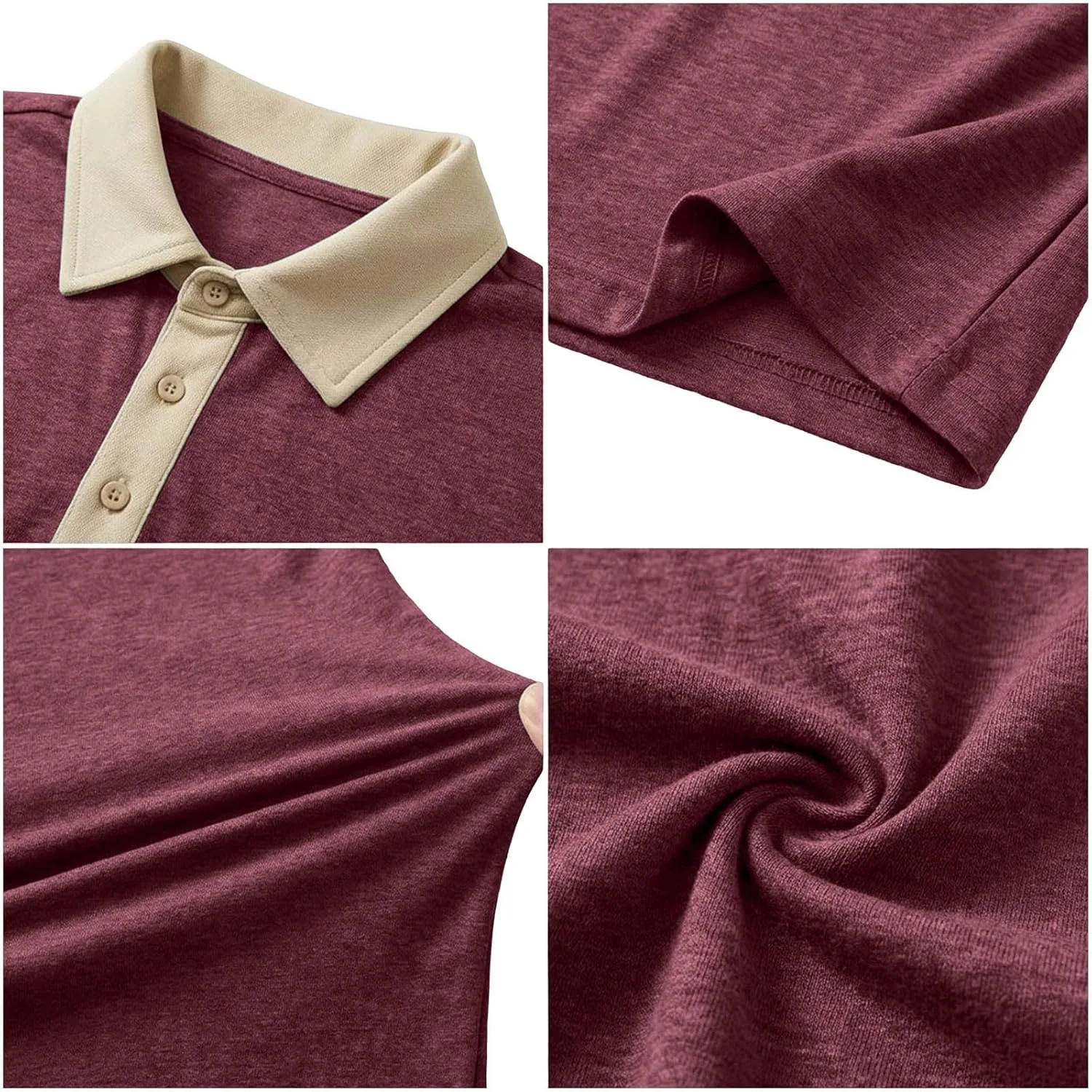 Мужская рубашка с коротким рукавом Color Block Slim Fit — фото 4