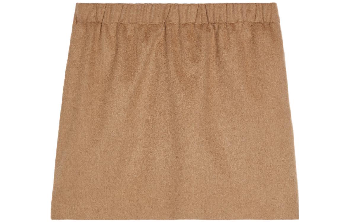 

Повседневная короткая юбка женская верблюжий цвет MaxMara