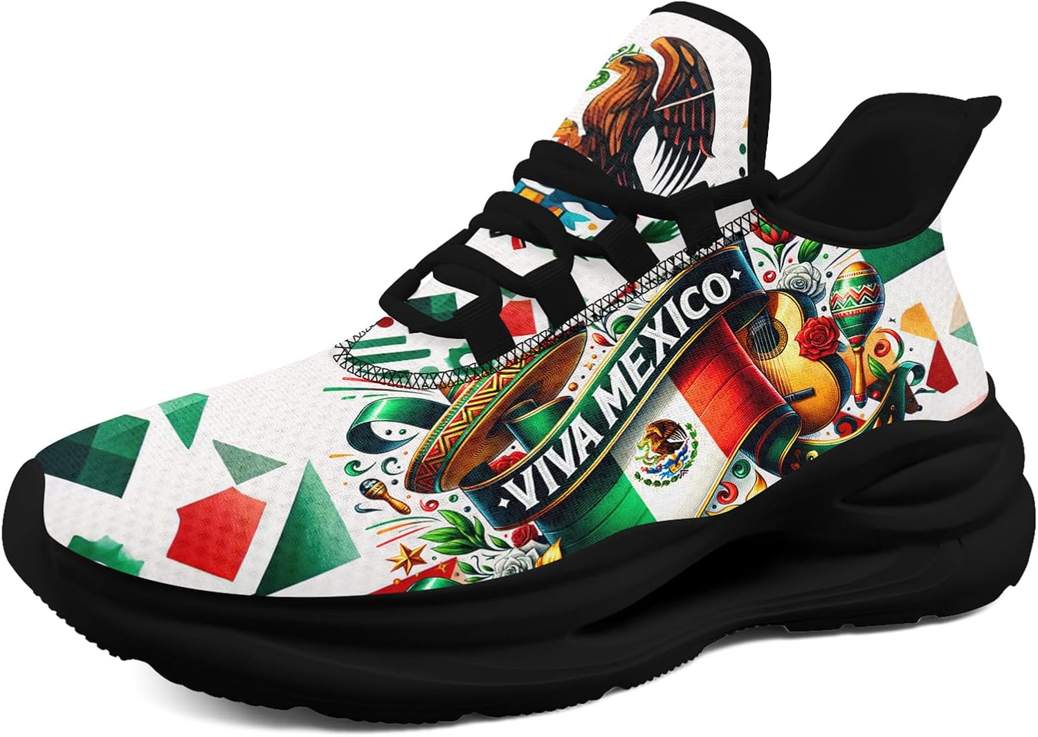 

Кроссовки AWSOLE с флагом Мексики для мужчин и женщин, с сеткой, легкие, дышащие, стильные, для занятий спортом, бега и фитнеса, черный/зеленый/красный/темно-коричневый/оранжевый
