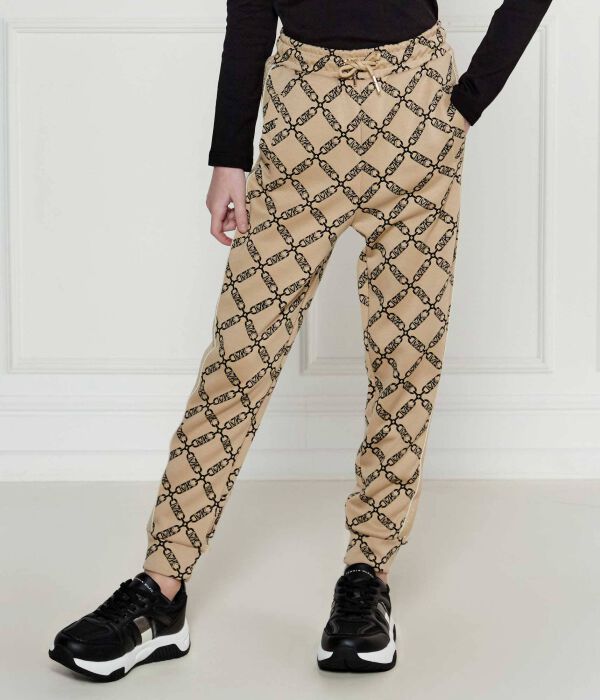 

Спортивные штаны детские Michael Kors Kids с узором, бежевый