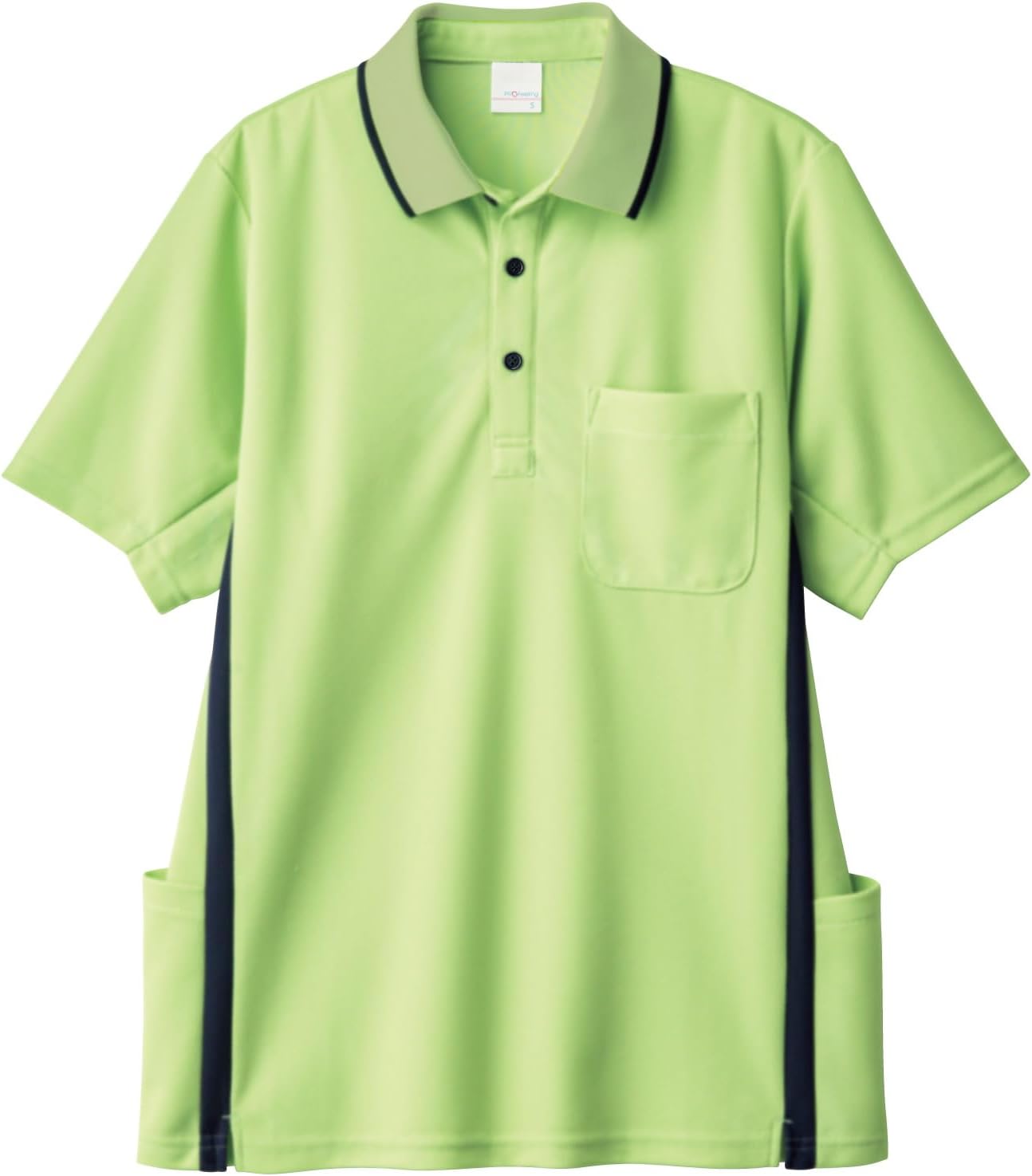 

Футболка-поло с коротким рукавом PROFeeling (унисекс) - прохладная, с боковыми карманами, прочная, влагоотводящая, быстросохнущая, антивирусная, спортивная, для ухода (PK398), светло-зеленый