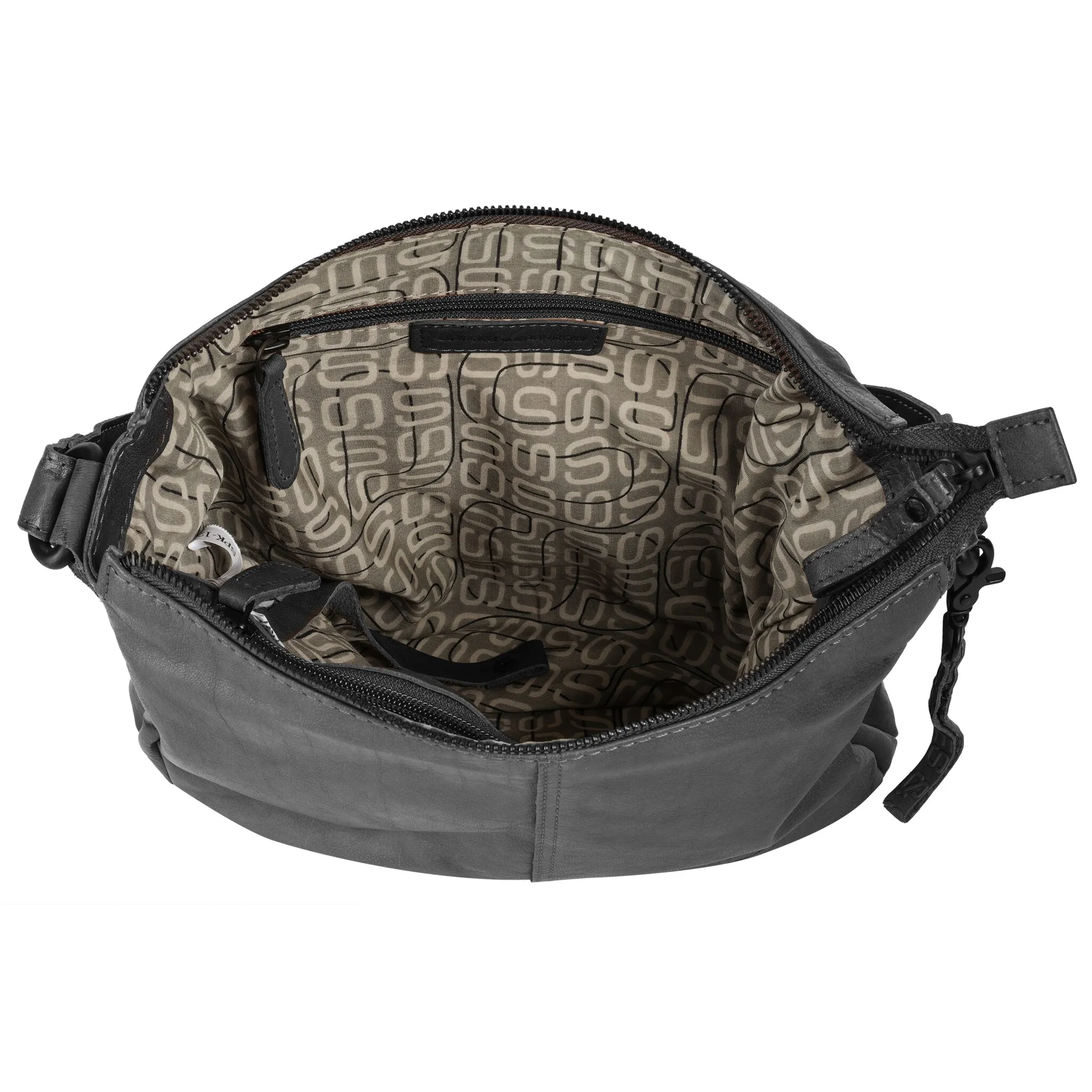 

Сумка через плечо Spikes & Sparrow, натуральная кожа, серый