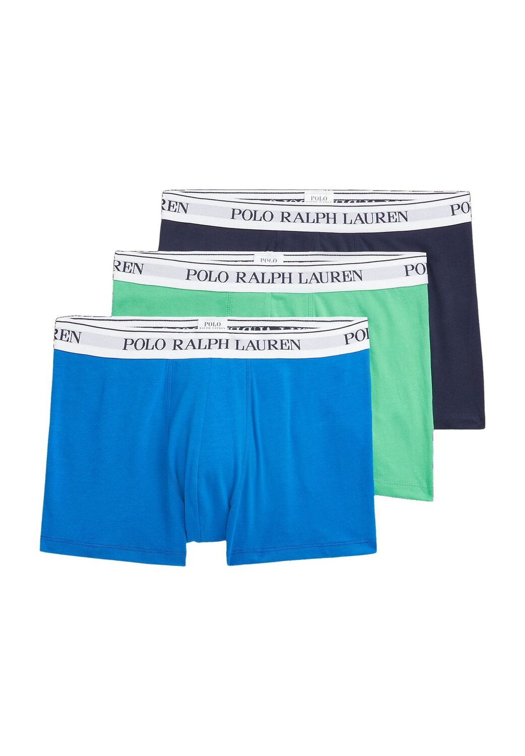 

Трусы, 3 шт., пояс с логотипом, мужские POLO RALPH LAUREN, цвет Navy Kly