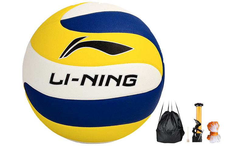 

Мяч волейбольный LiNing PU размер 5 унисекс синий/желтый/белый