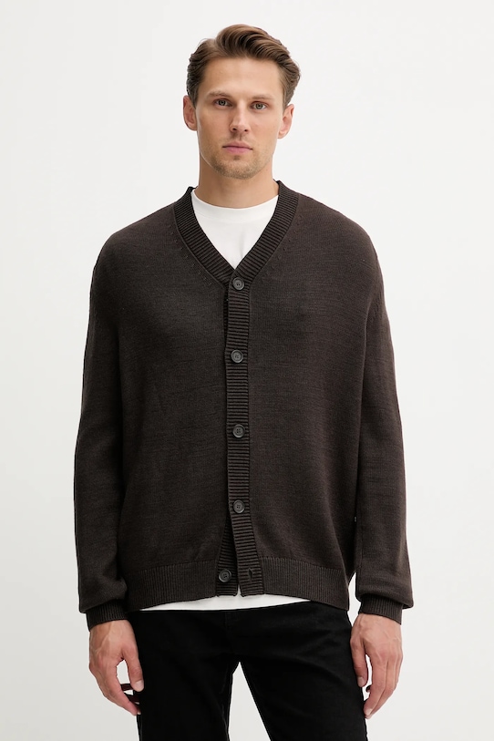 

Кардиган с добавлением шерсти Armani Exchange, зеленый