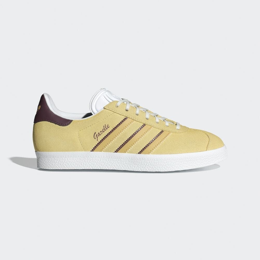 

Кроссовки Adidas Gazelle, цвет Almost Yellow/Auto/Maroon