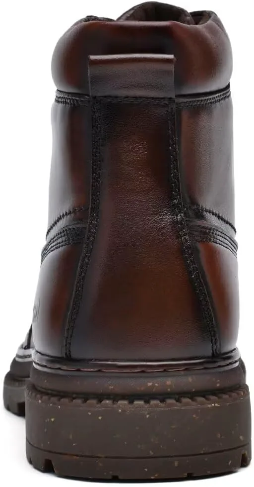 Мужские ботинки Arkbird Chukka из натуральной кожи, классические повседневные ботинки оксфордского стиля, темно-коричневый — фото 3