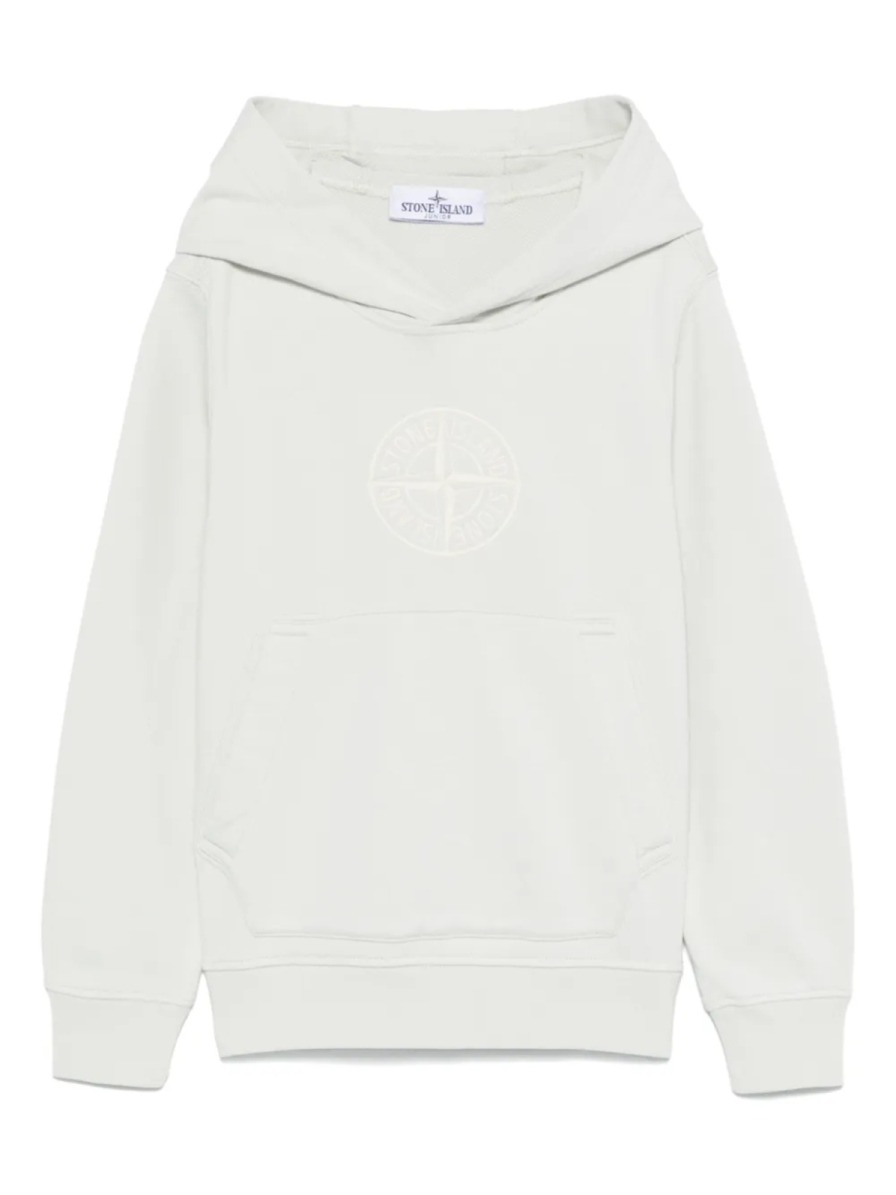 

Толстовка с капюшоном из хлопка Stone Island Junior, серый