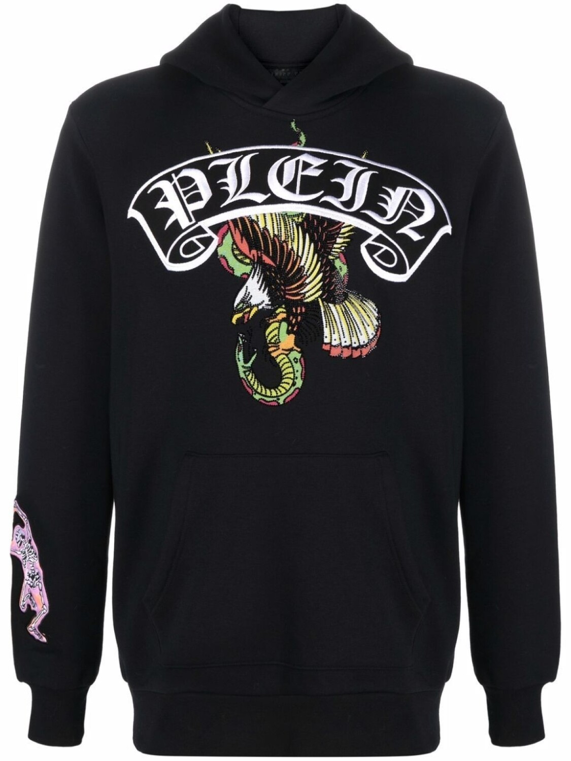 

Philipp Plein худи с логотипом, черный