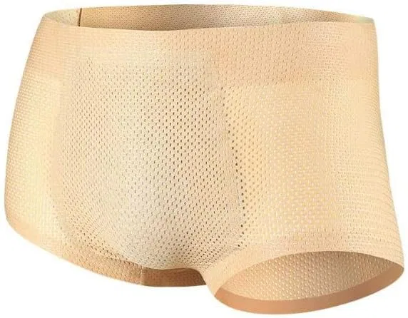 Корректирующее белье, мужские боксеры с накладками, Nude