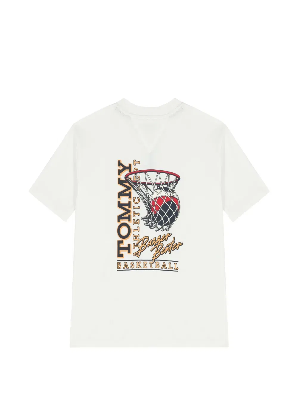Футболка с графическим принтом Tommy Hilfiger Junior, белый — фото 2