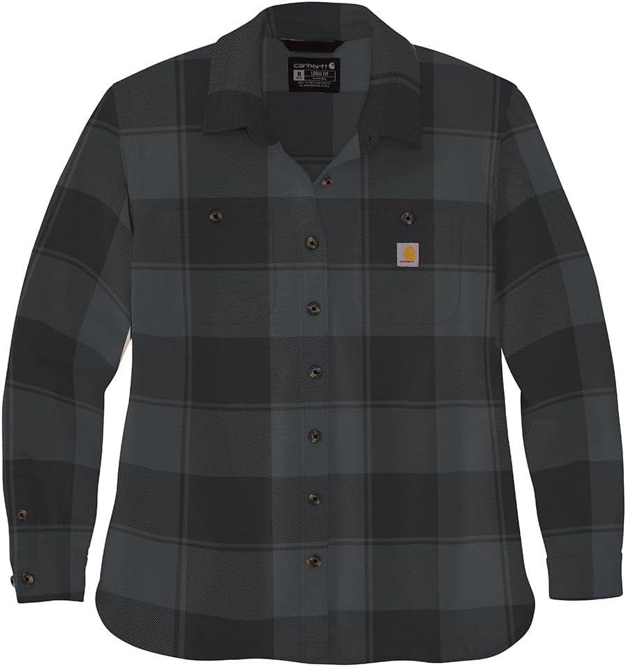 

Carhartt Women's 105991 Женская свободная рубашка из твила, Black