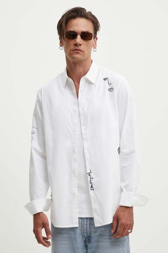 

Рубашка AMADEO из хлопка Desigual, белый