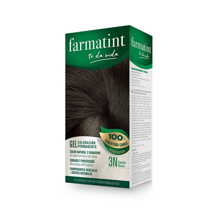

Краска для волос Tintes Farmatint, 3N Castaño Oscuro
