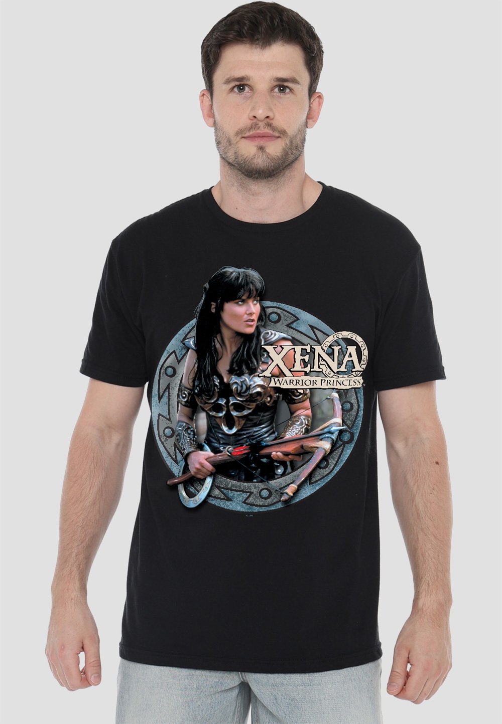 

Футболка с принтом XENA THE WARRIOR PRINCESS Cotton Soul, черный