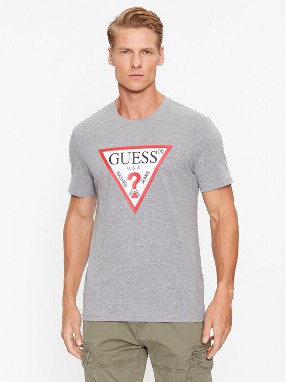 

Футболка узкого кроя Guess, серый