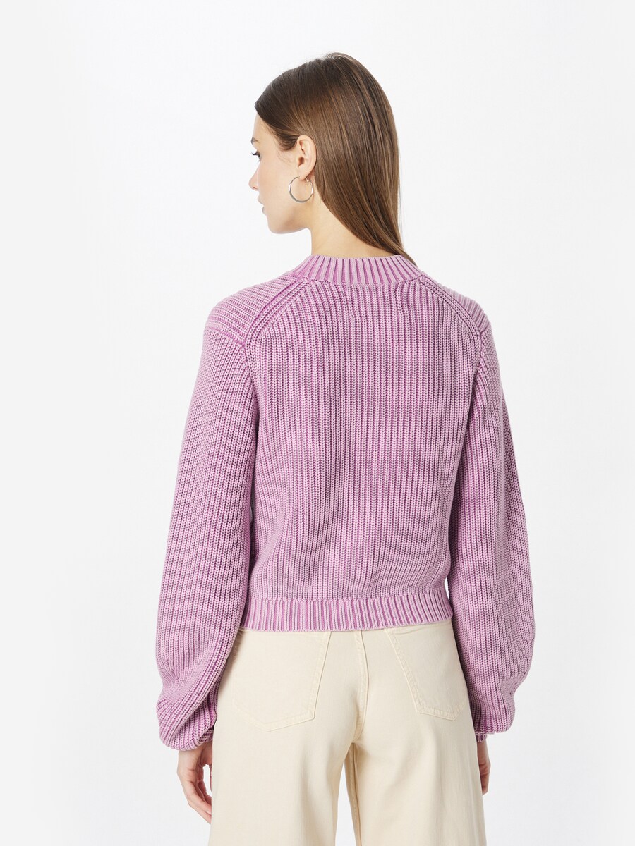 Тонкий вязаный свитер Calvin Klein Sweater, цвет orchid — фото 4