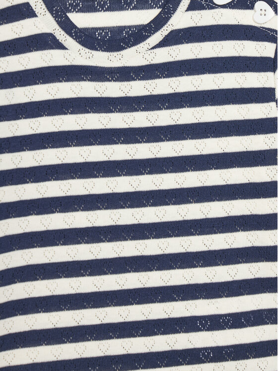 Блузка обычного кроя 33LQG10J7 United Colors Of Benetton, синий — фото 3