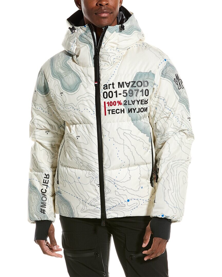 

Moncler Grenoble Пуховик-пуховик, белый