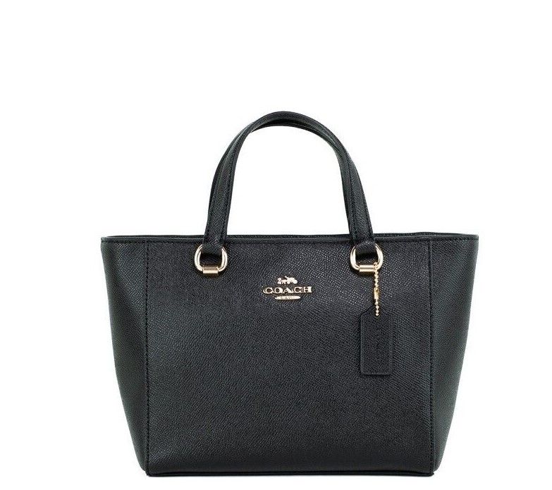 

Сумка-портфель через плечо Alice Small Black Crossgrain Leather Coach