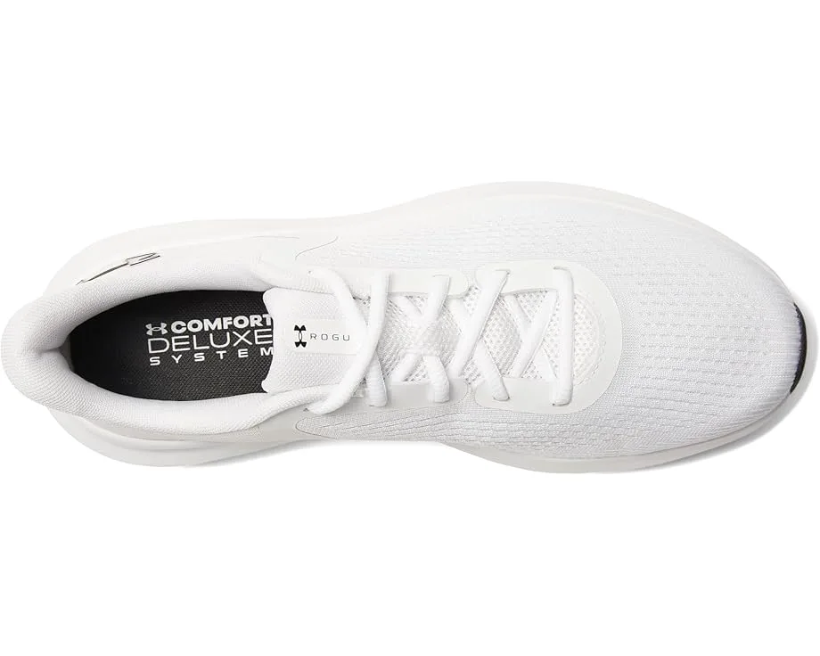 Кроссовки Under Armour Charged Rogue 5, White/White/Black — фото 2
