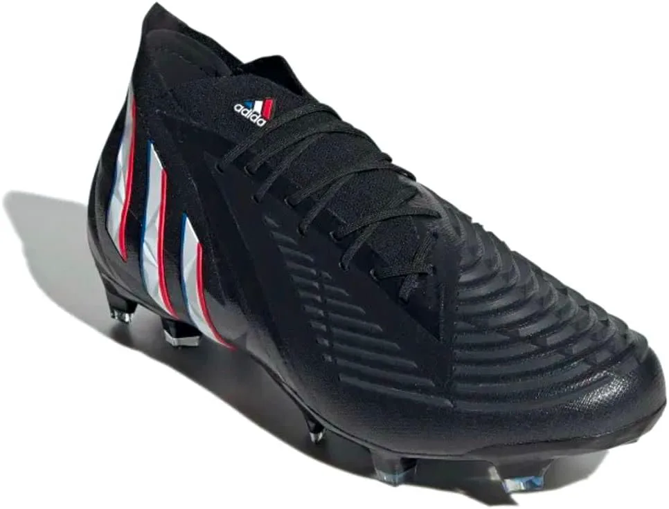 Футбольные бутсы Adidas Predator 18.4 FxG для мальчиков, черный/белый/ярко-красный — фото 3
