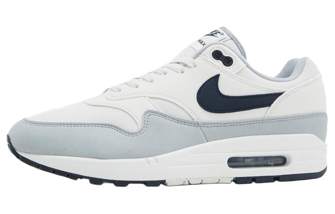 

Nike Air Max 1 Platinum Tint Dark Obsidian, Белый Серый